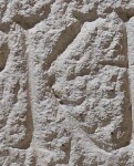 A close-up of an instance of allograph Κ type3.2 inscribed on object ISic000634