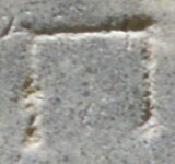 A close-up of an instance of allograph Π type1.2 inscribed on object ISic000827